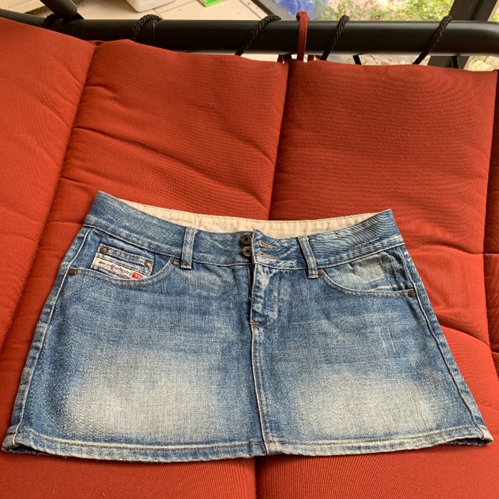 DENIM MINI SKIRT DIESEL